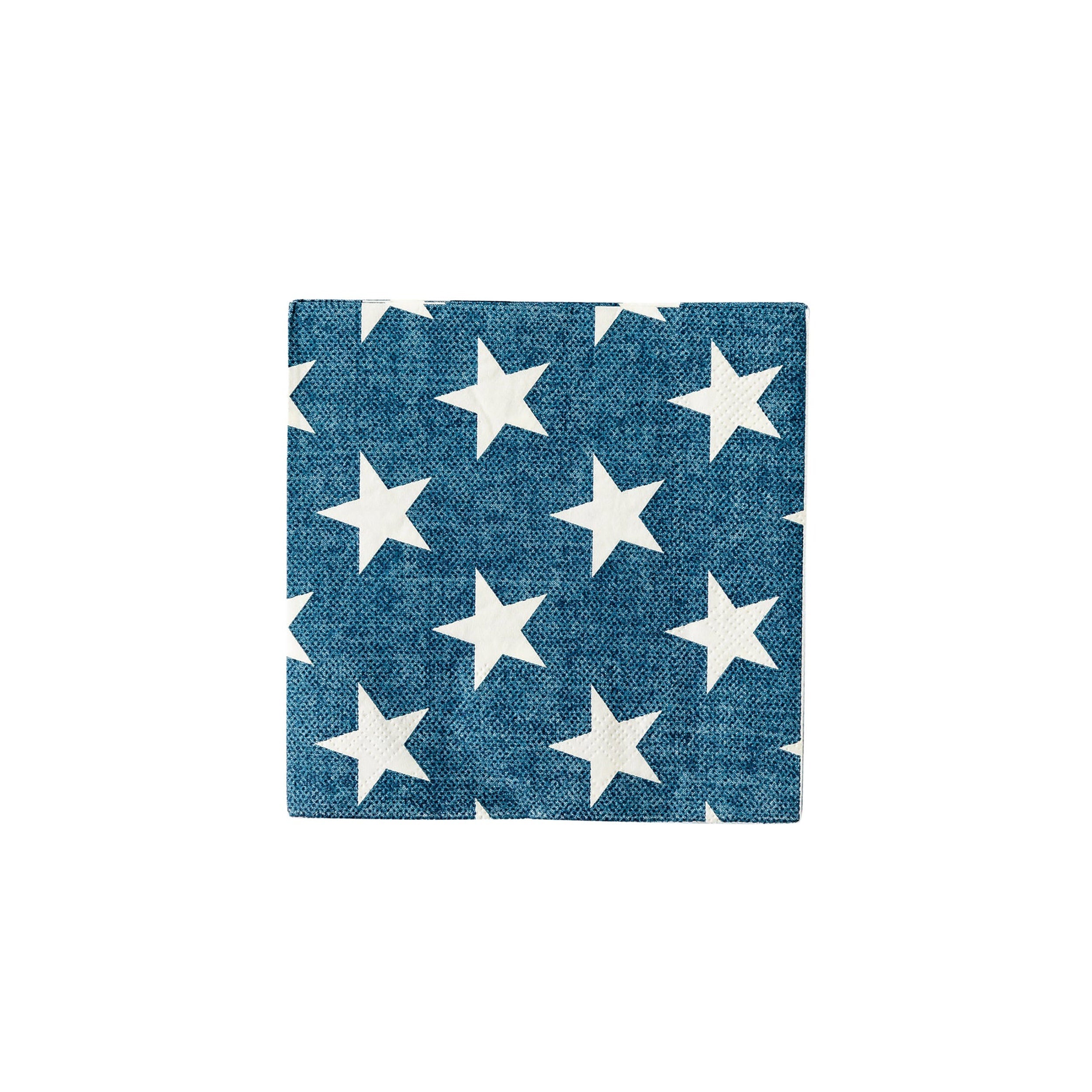 Star Napkins | Navy Star - Patriotic Napkins - Blue Paper Napkins - Navy Napkins - 4th of July Party Supplies - Patriotic Party