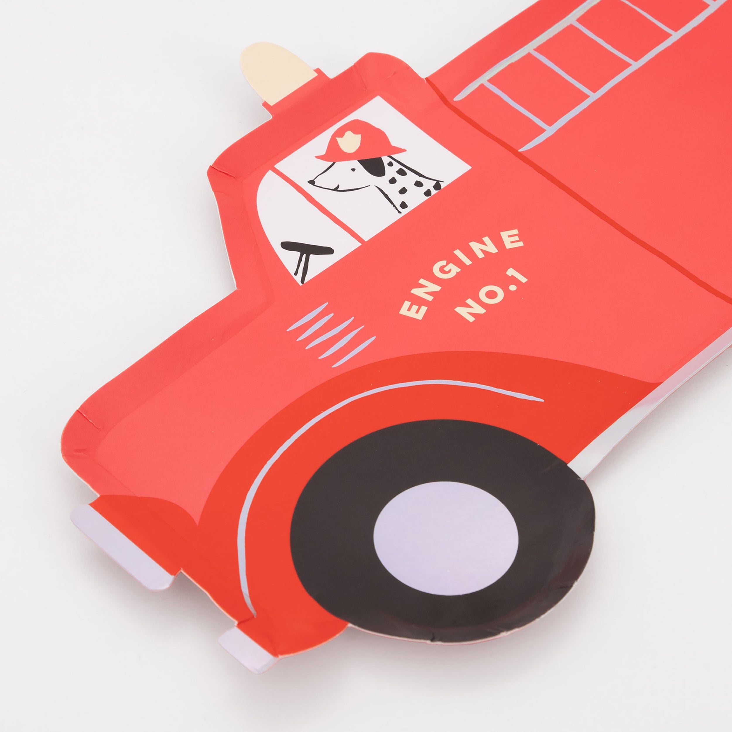 Fire Truck Party Plates