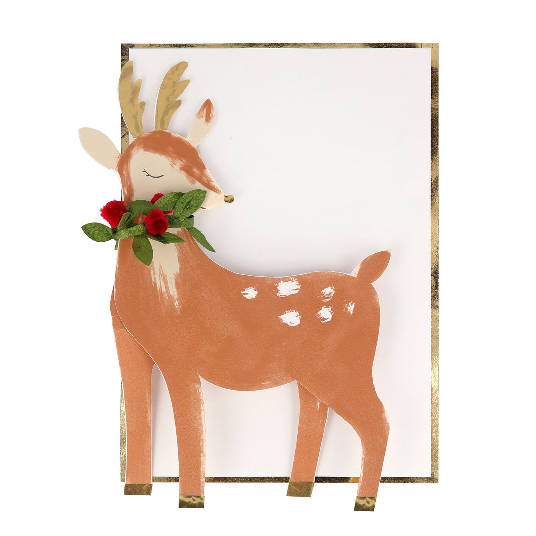 Standing Reindeer Card