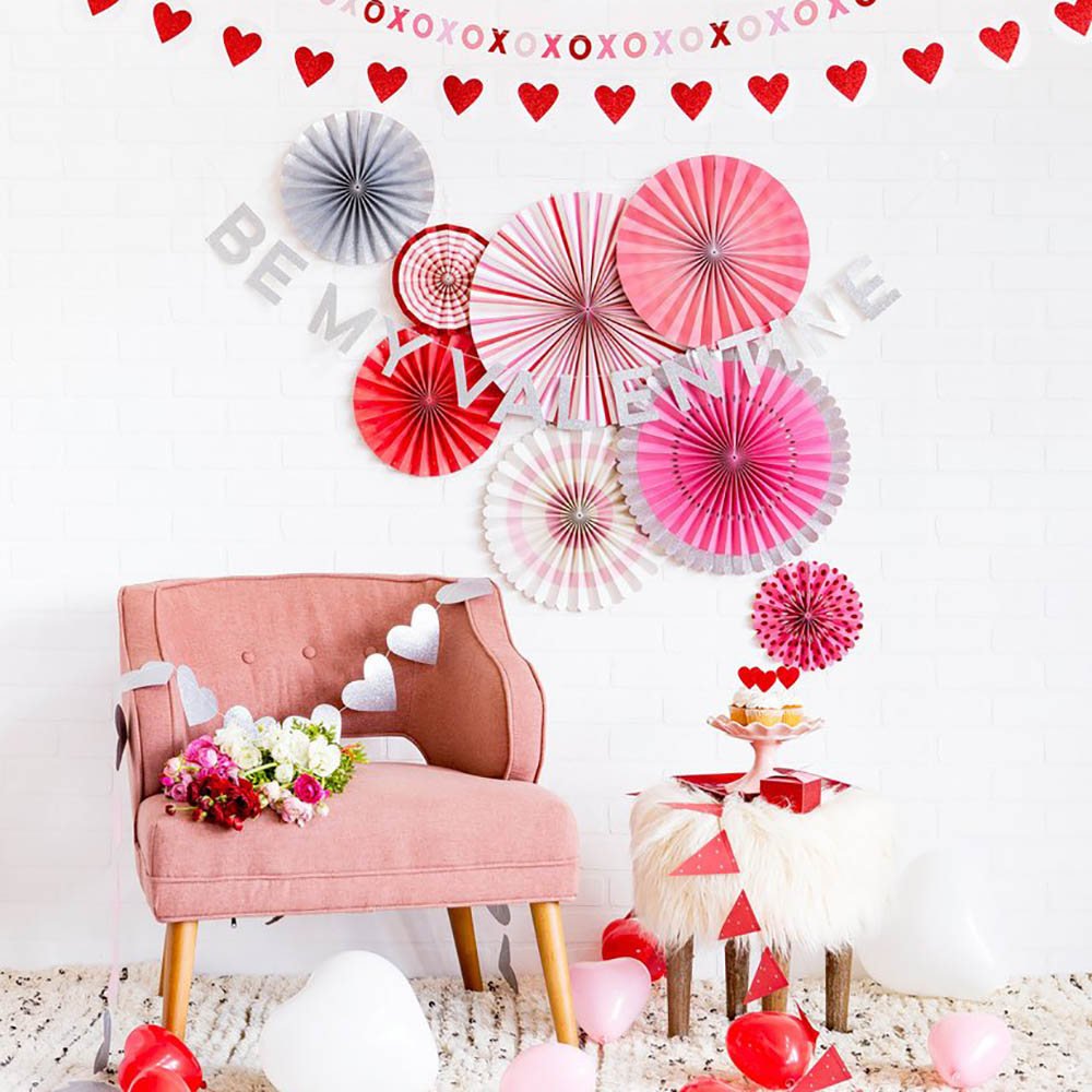 Be My Valentine Banner - the-parties-that-pop