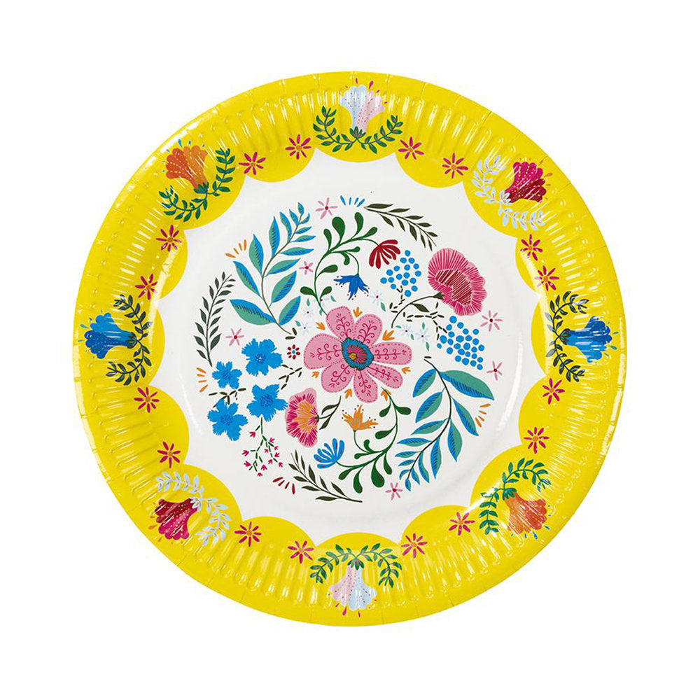 Floral Paper Plates - the-parties-that-pop