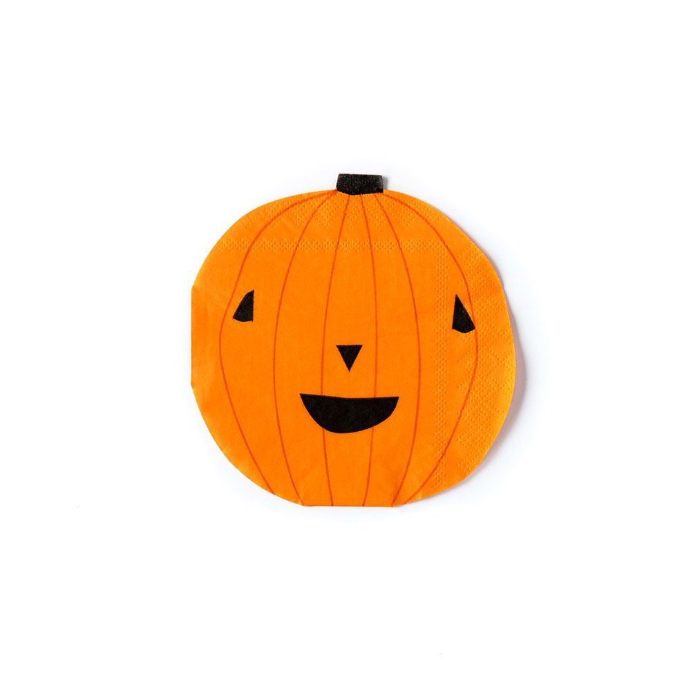 Halloween Pumpkin Napkins - the-parties-that-pop