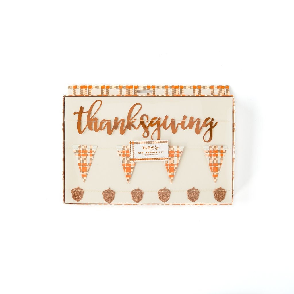 Thanksgiving Banners | Thanksgiving Home Decoration - Thanksgiving Garland - Fall Mantel Decor - Thanksgiving Decor - Fall Garland - Bunting