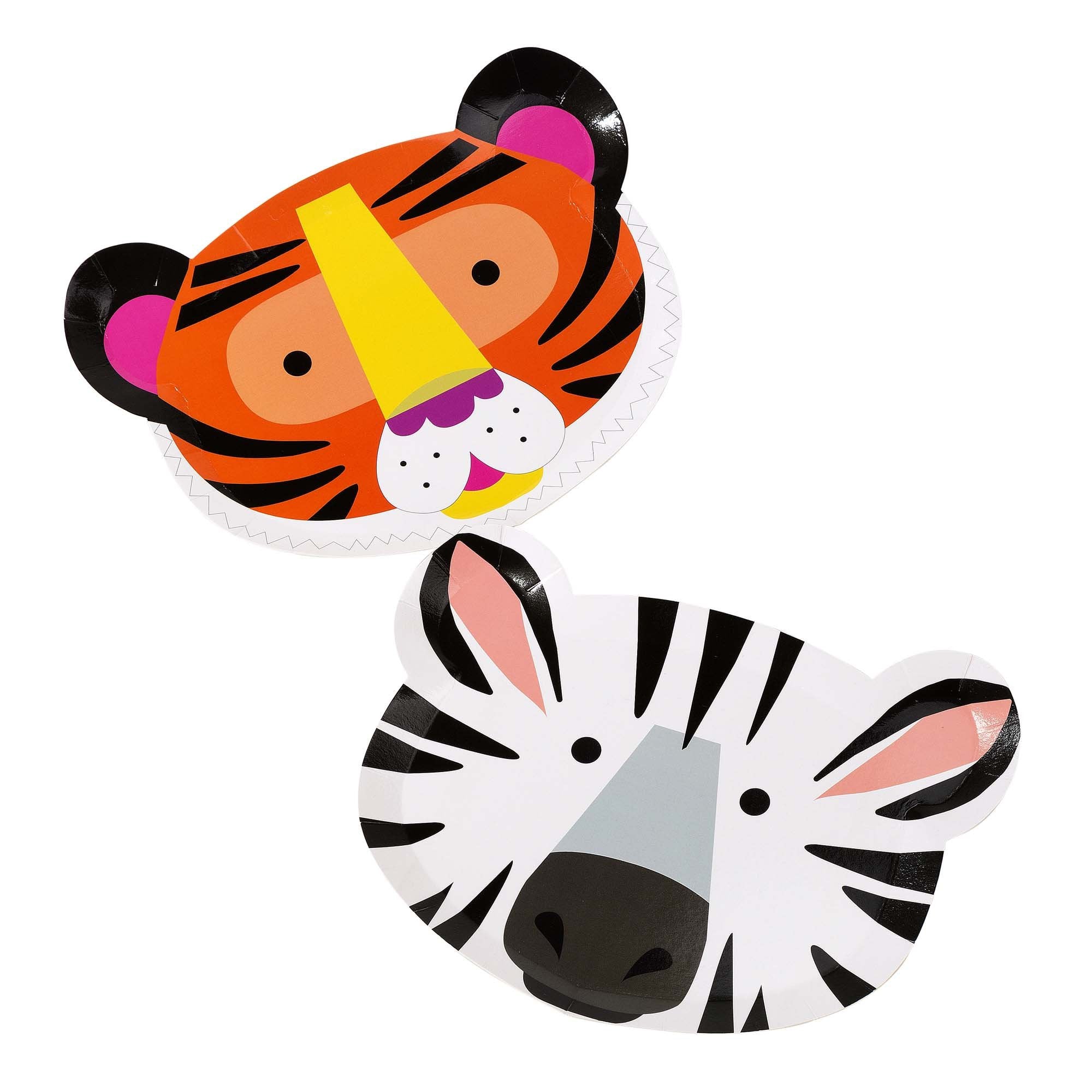 Zebra & Tiger Party Animal Plates - the-parties-that-pop