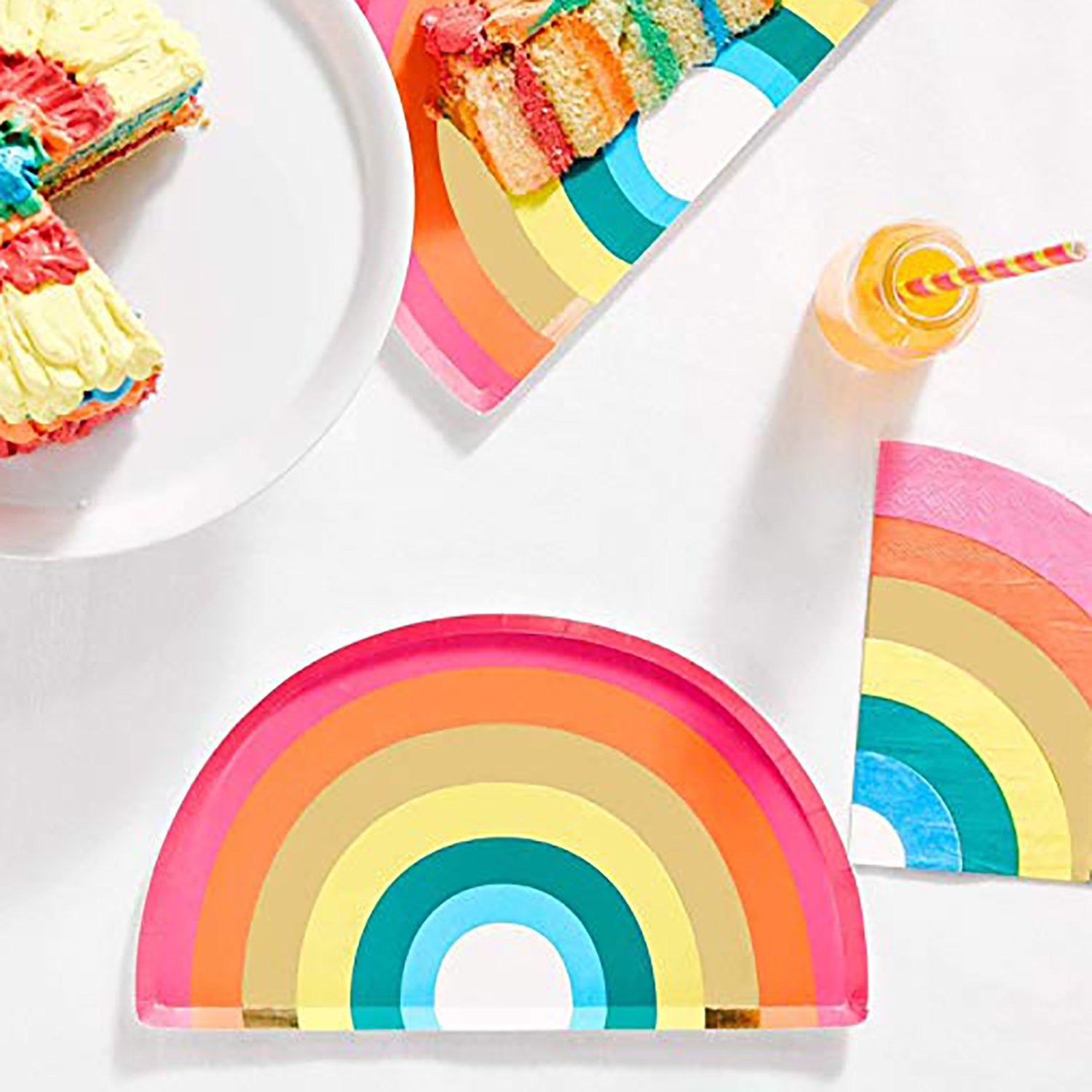 Rainbow Party Napkins - the-parties-that-pop