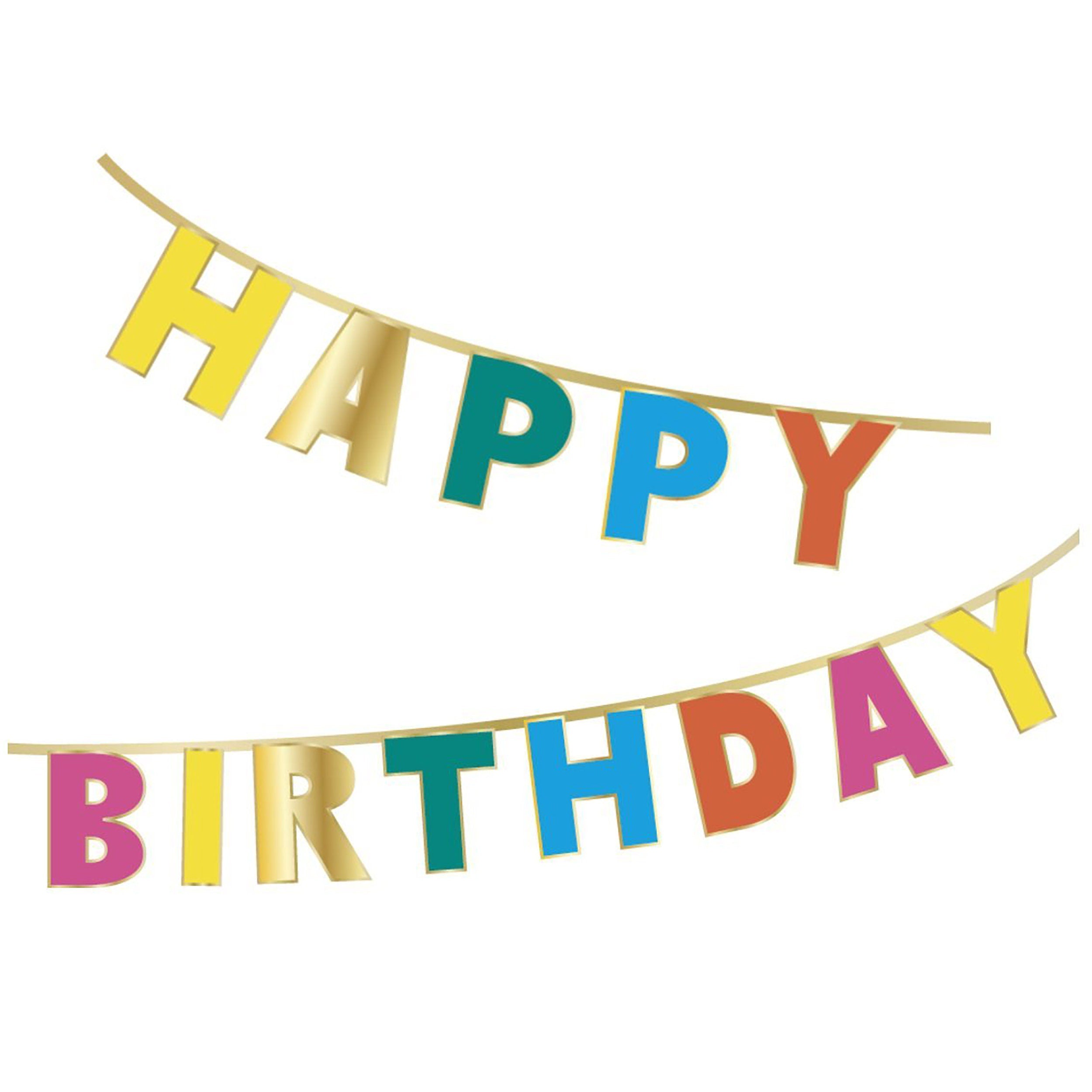 Happy Birthday Banner | Rainbow Happy Birthday - Rainbow Birthday Party - Birthday Party Decorations - Birthday Banner -