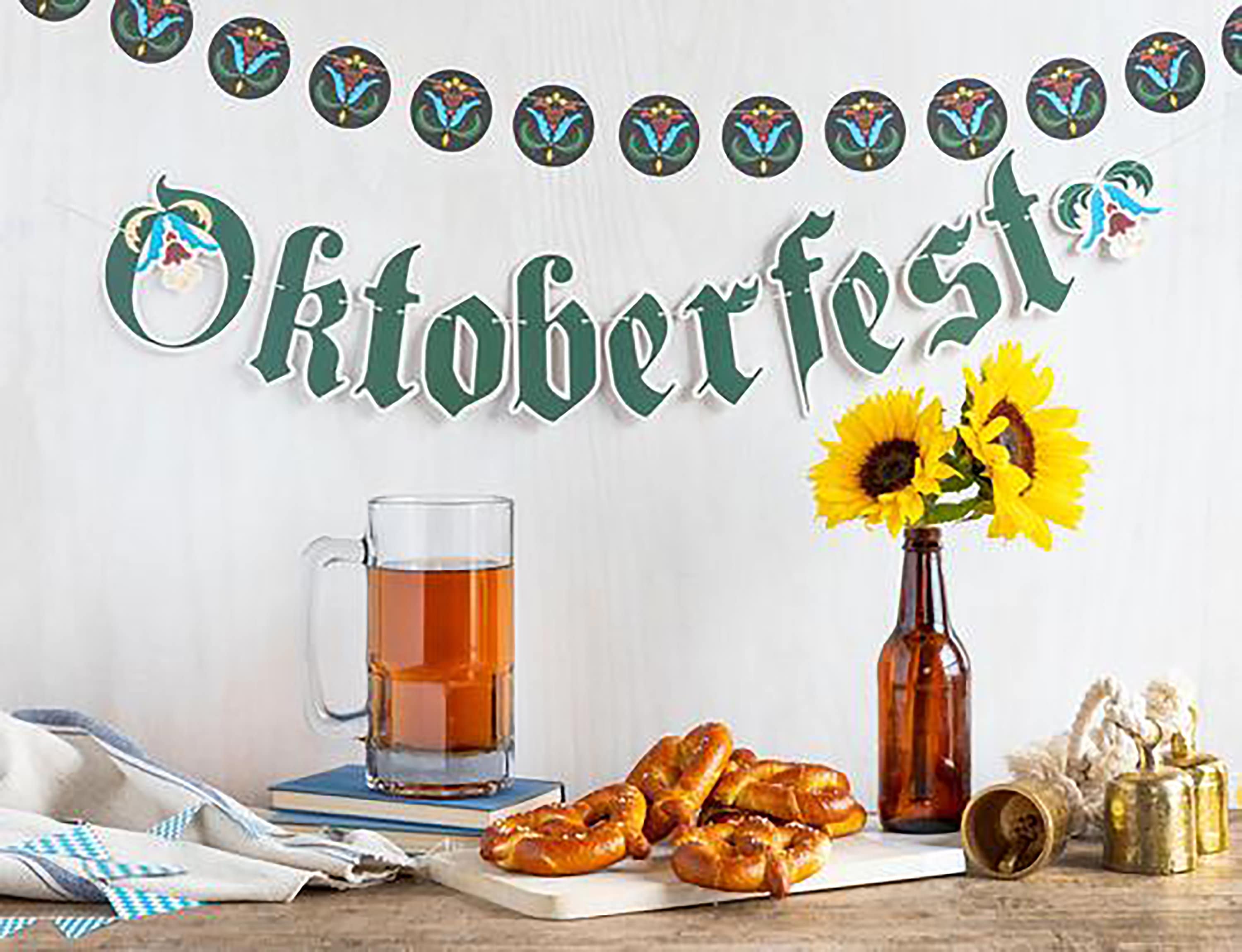 Oktoberfest Banner - German Beer Stein | Oktoberfest Decorations - Oktoberfest Party - Oktoberfest Party Supplies - Oktoberfest Party Ideas