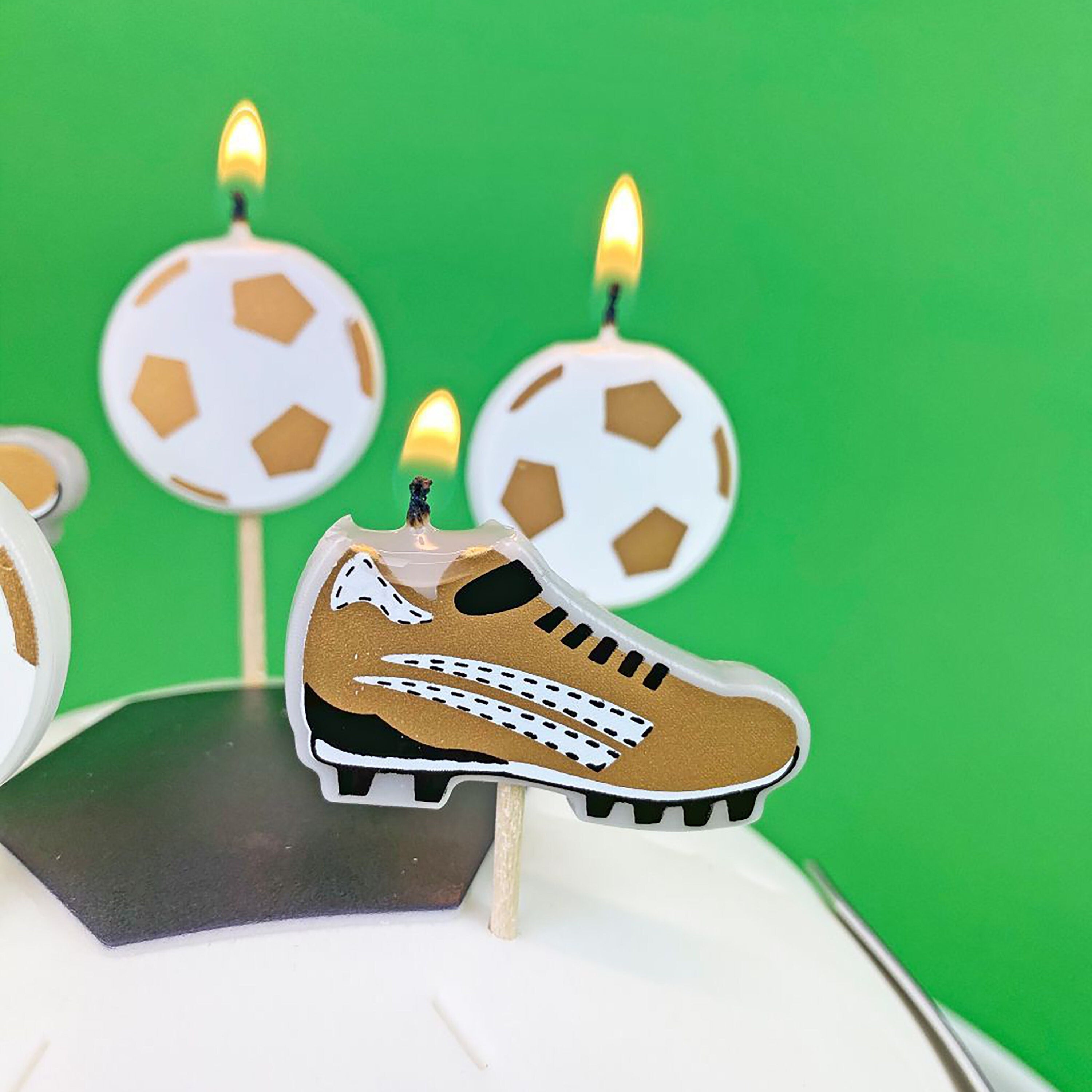 Soccer Birthday Candles | Soccer Birthday Party - Sports Party Theme - Soccer Birthday - Soccer Party Theme -Soccer Party Supplies
