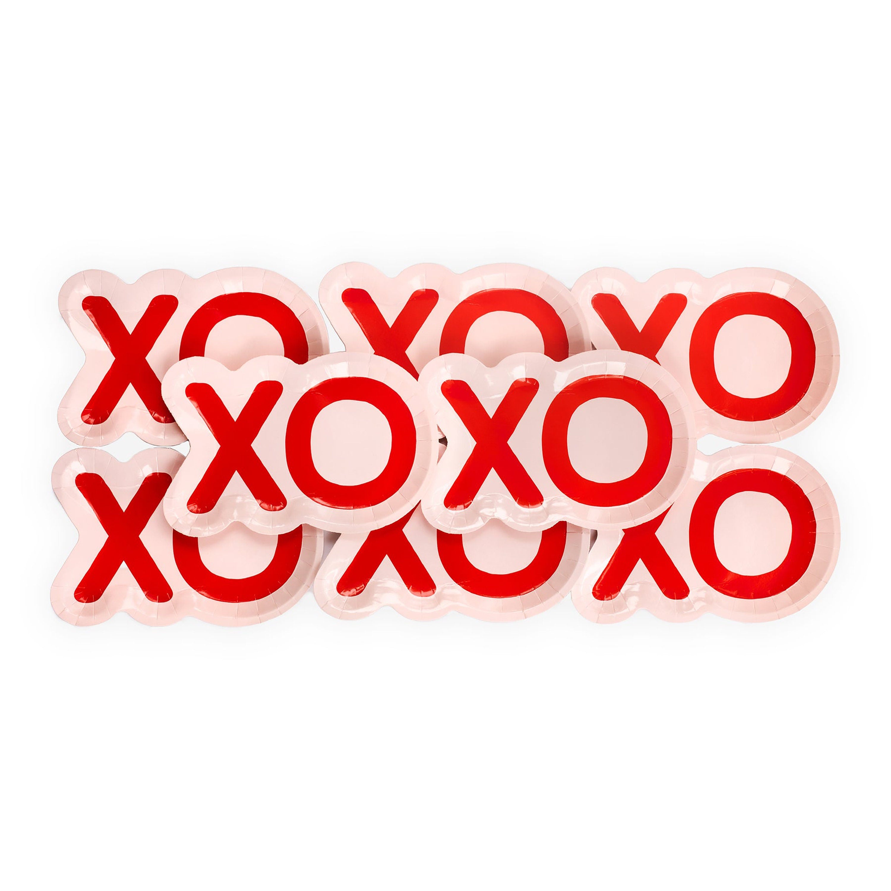 Valentines Plates - XOXO | Valentine Theme Party - XOXO Decor - Valentines Party - Valentines Table Decor - Valentine's Day Plates