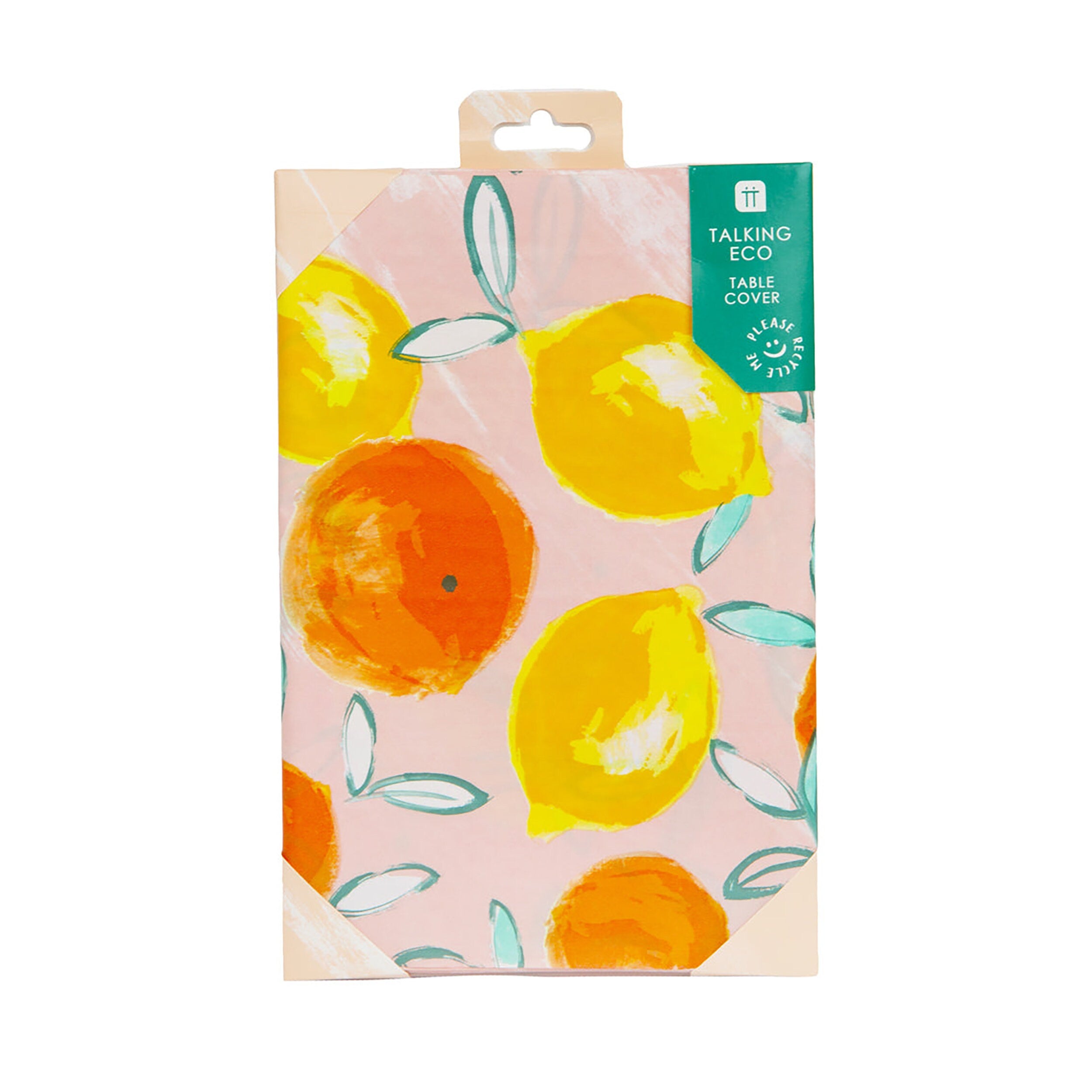 Lemon & Orange - Rectangular Table Cover | Lemon Party Supplies - Lemon Theme Bridal Shower - Lemon Baby Shower - Mediterranean Theme Party