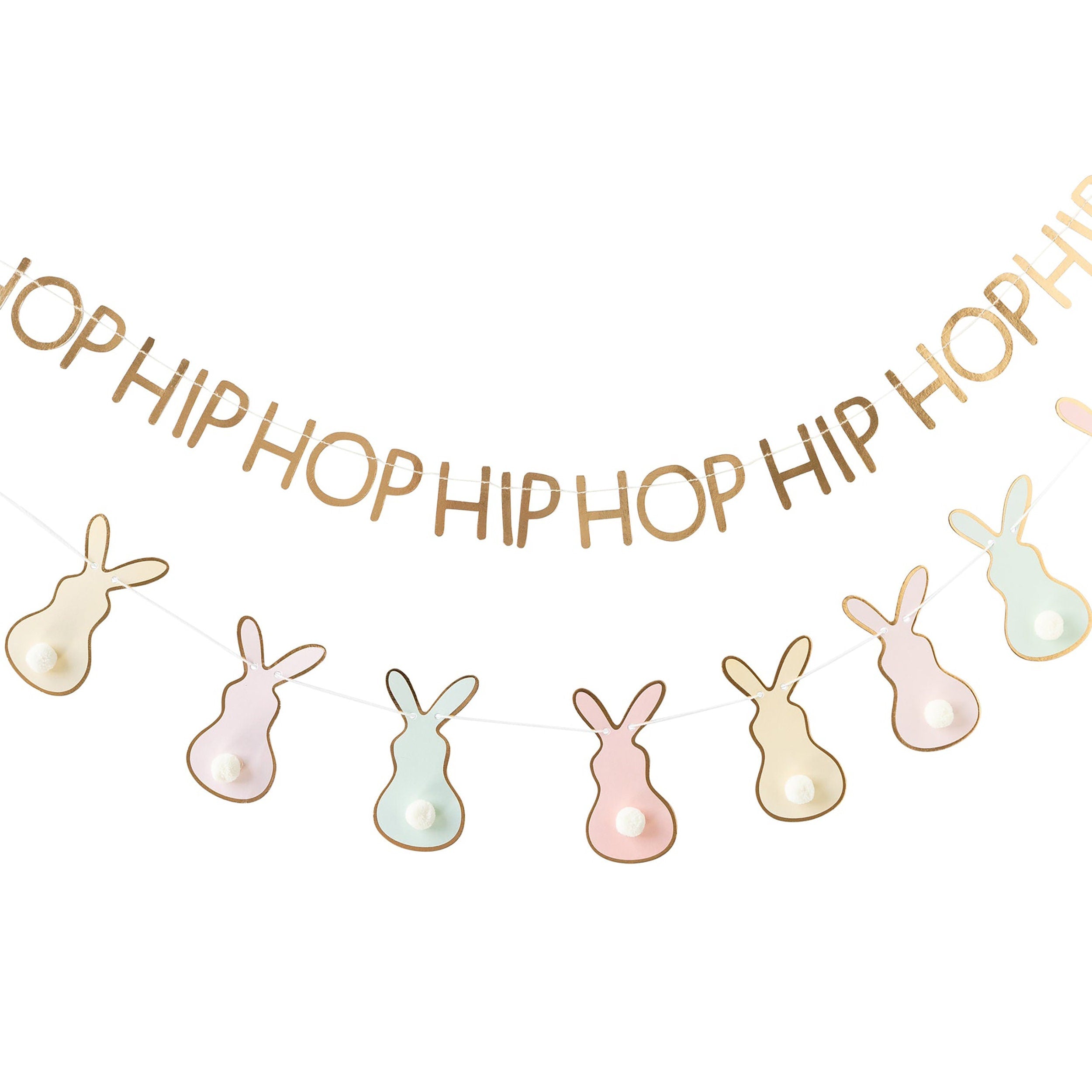 Easter Banners | Easter Bunny Banner - Easter Mantel Decor - Easter Party Decorations - Easter Party Supplies - Bunny Decorations