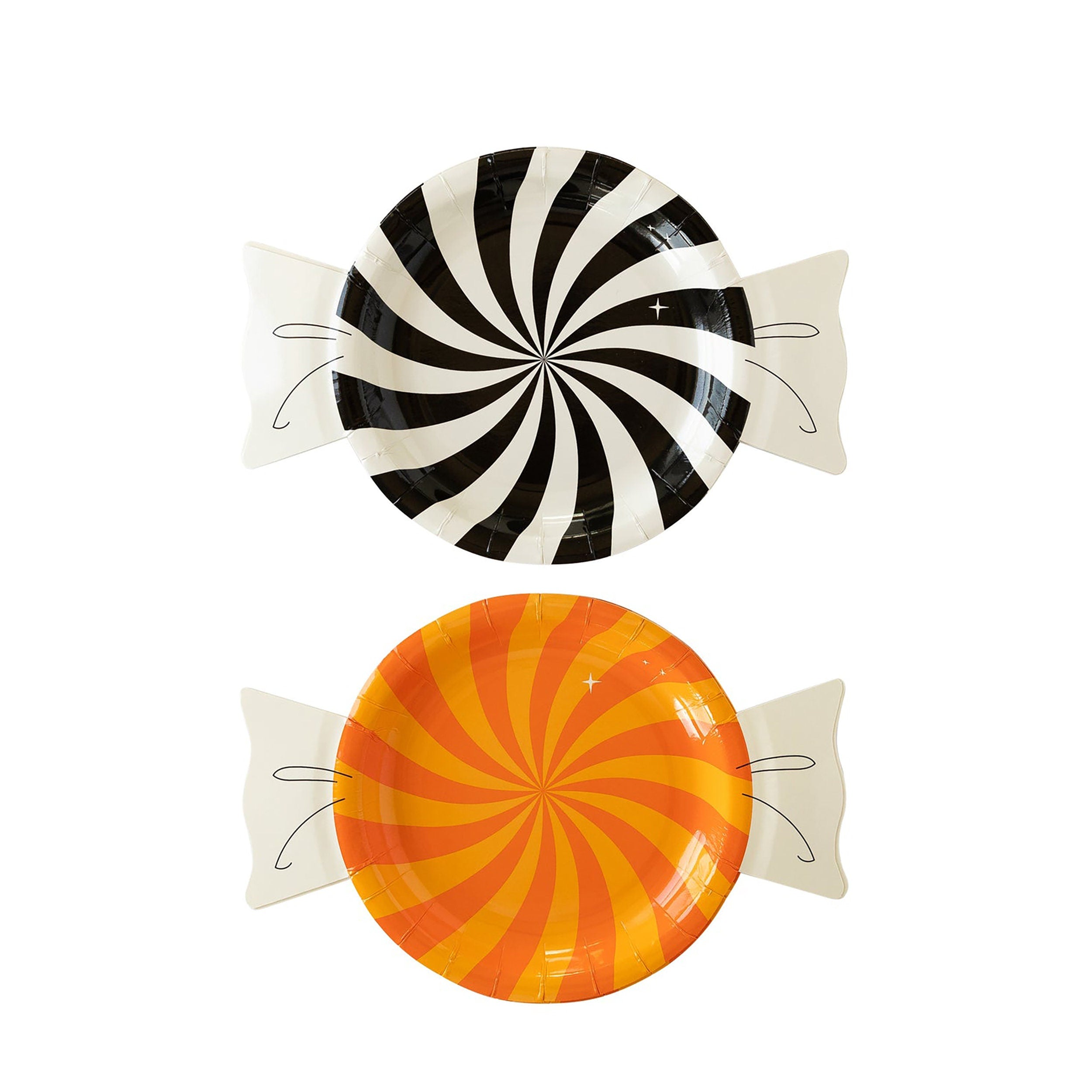 Halloween Candy Plates | Halloween Plates - Halloween Tableware - Candy Plates - Halloween Birthday Party - Halloween Party Plates