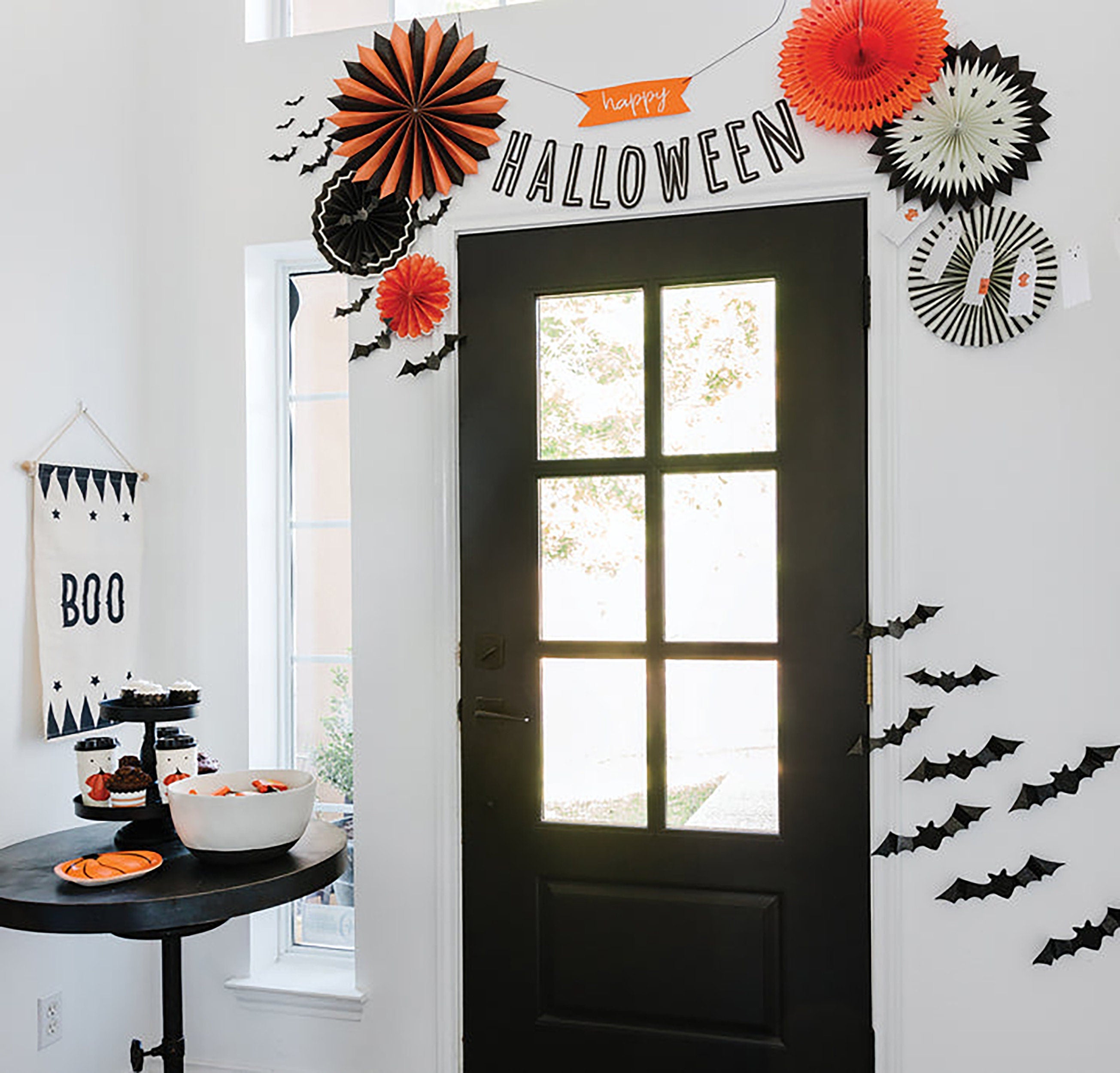 Happy Halloween Banner | Halloween Party Banner - Halloween Banner - Halloween Mantel Decor - Halloween Party Decorations - Halloween Supply