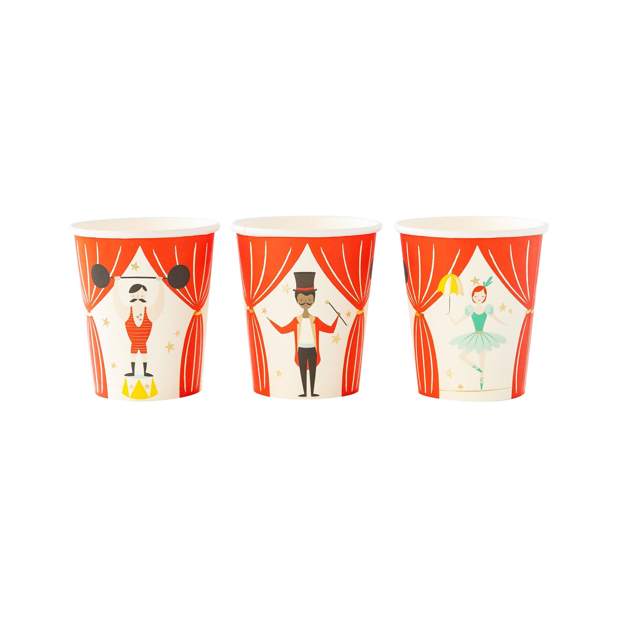 Carnival Cups | Circus Cups - Circus Baby Shower - Circus Birthday Party - Circus Party Decorations - Carnival Theme Party - Carnival Party