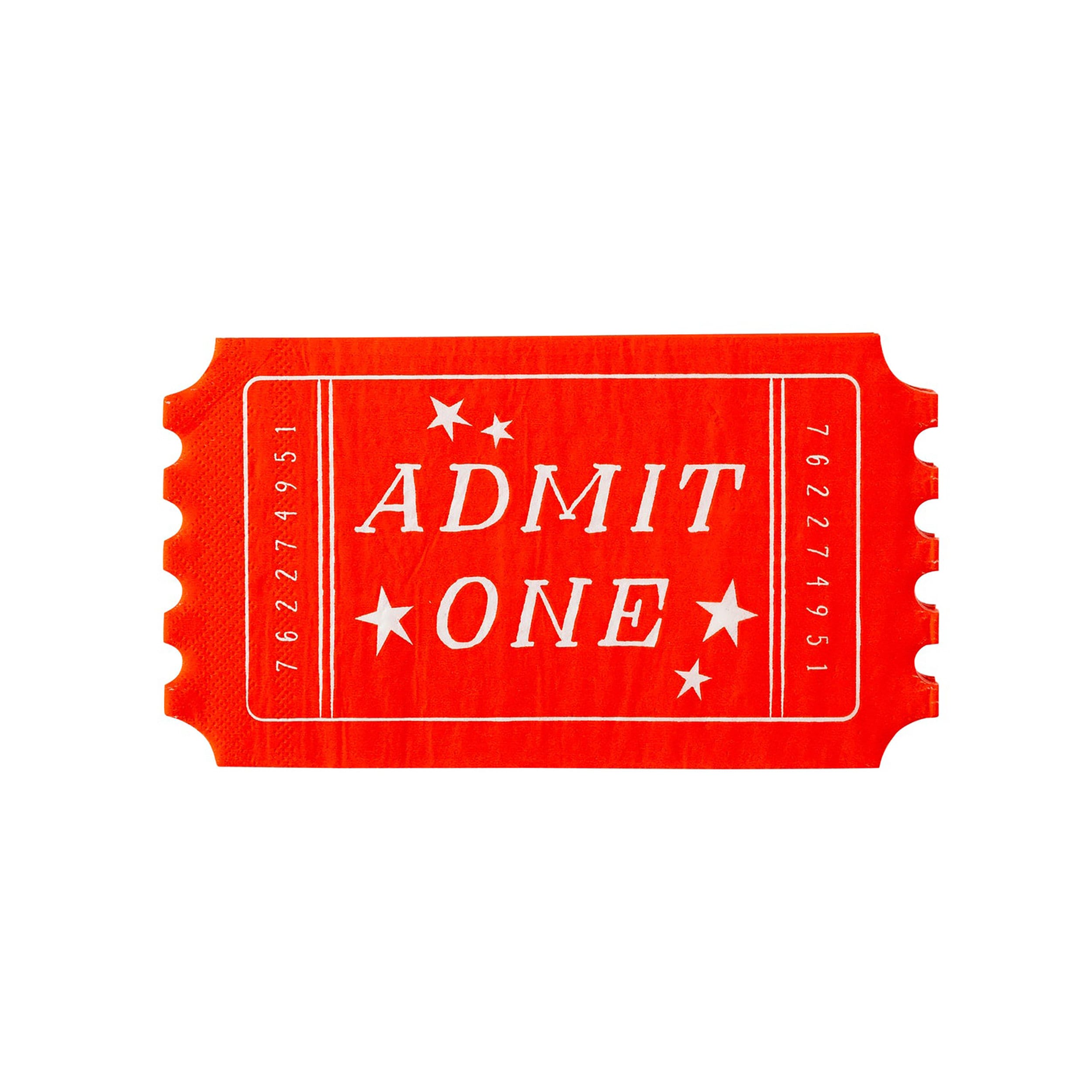 Admit One Ticket - Napkins | Carnival Theme Party - Carnival Party - Circus Birthday Party - Circus Theme Party - Circus Party Supplies