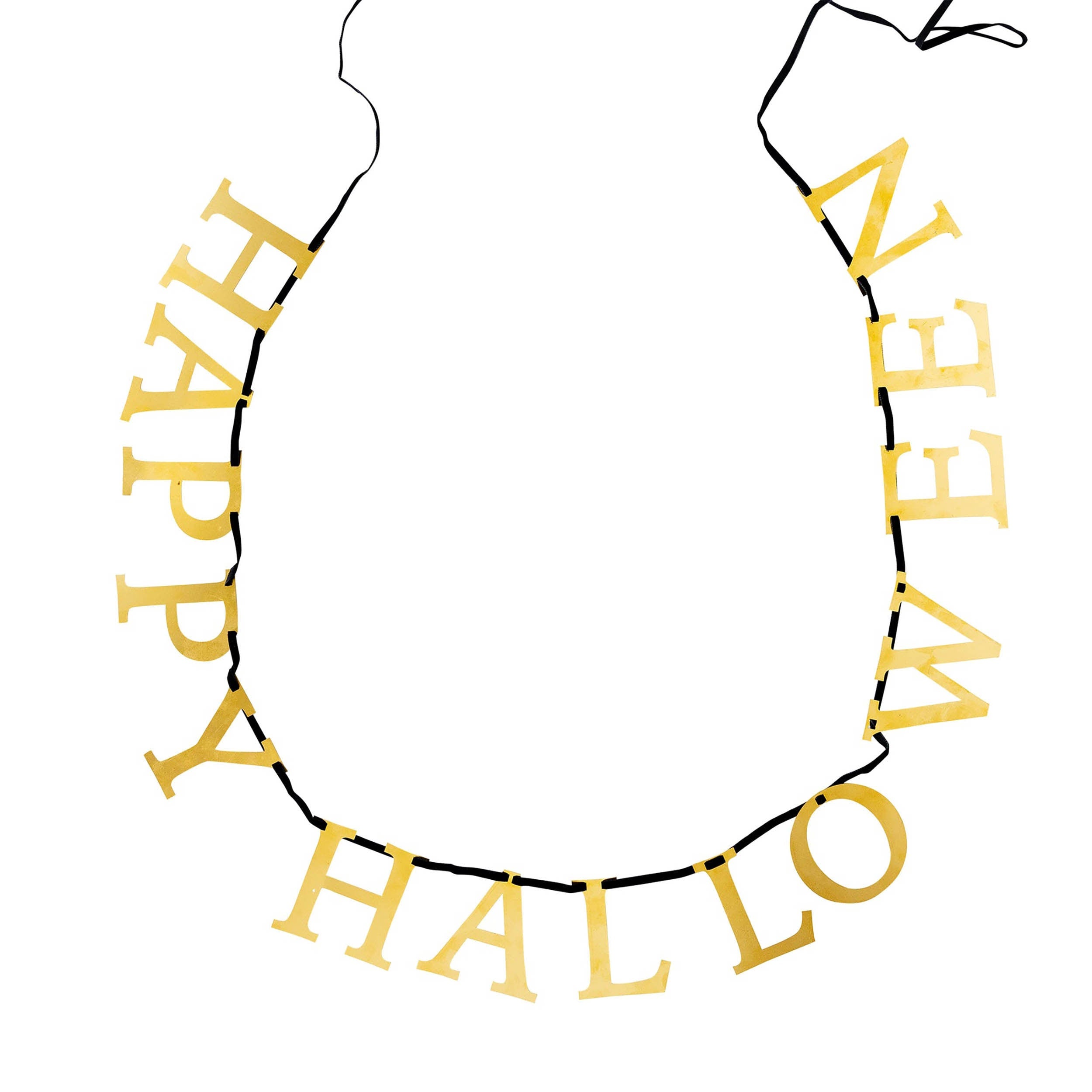 Happy Halloween Banner | Halloween Banner - Halloween Party Decor - Halloween Mantel Decor - Halloween Home Decor - Halloween Party Supplies