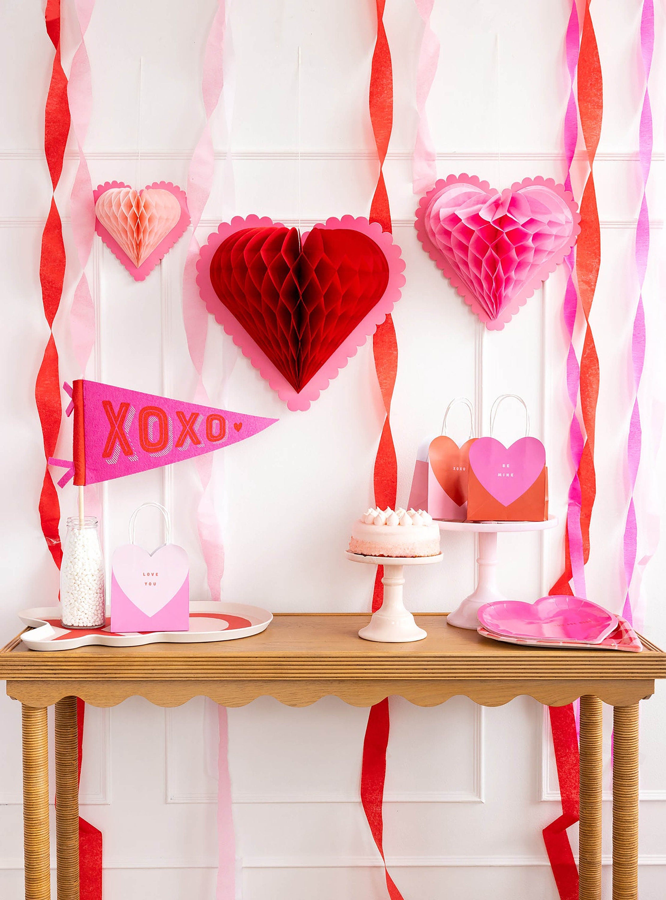 Heart Decorations | Valentines Day Party Decor - Valentine Party - Retro Valentine Decor - Valentines Day Home Decor - Valentine Party Decor