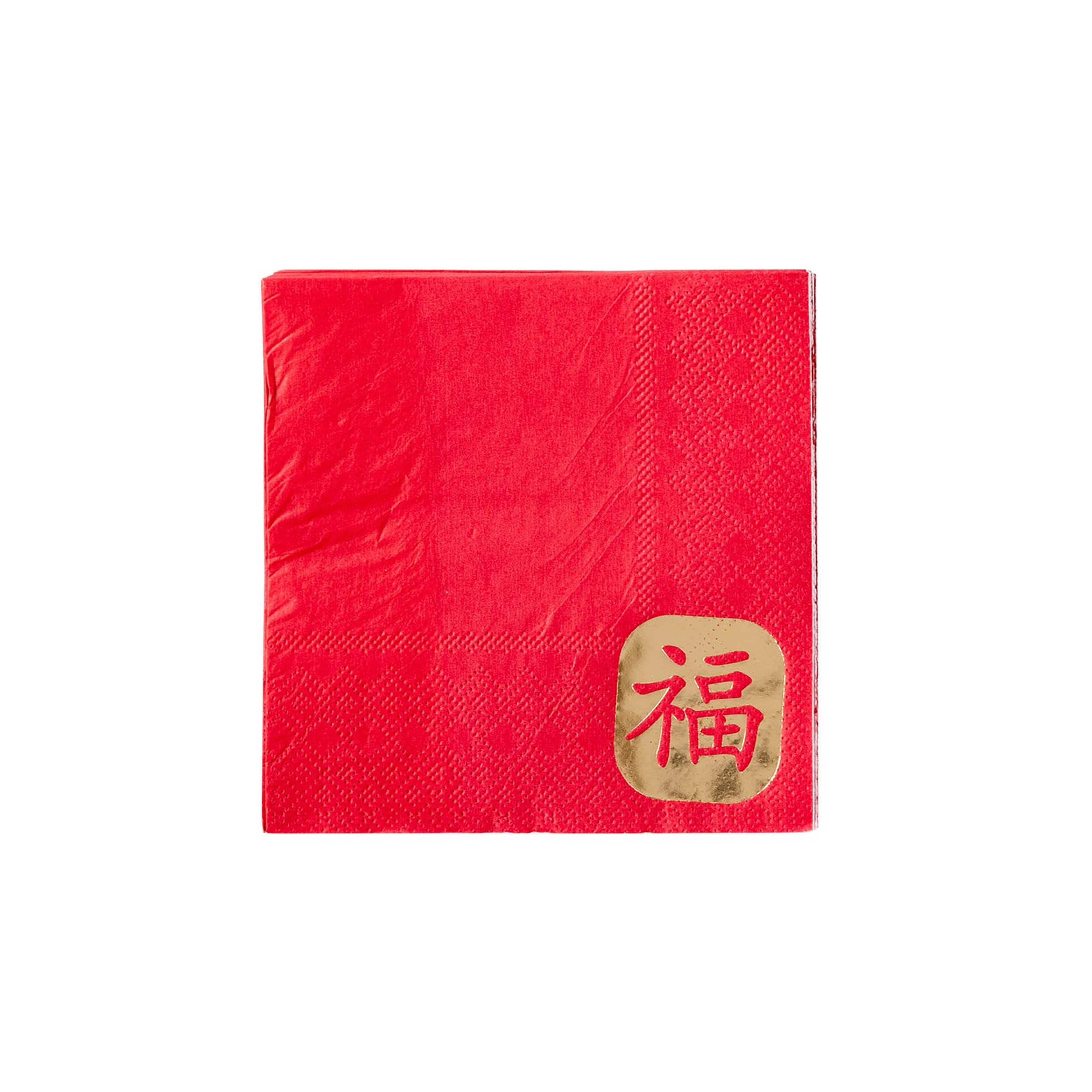 Chinese New Year Napkins | Spring Festival - Lunar New Year Napkins - Chinese New Year Party Supplies - Lunar New Year Decoration