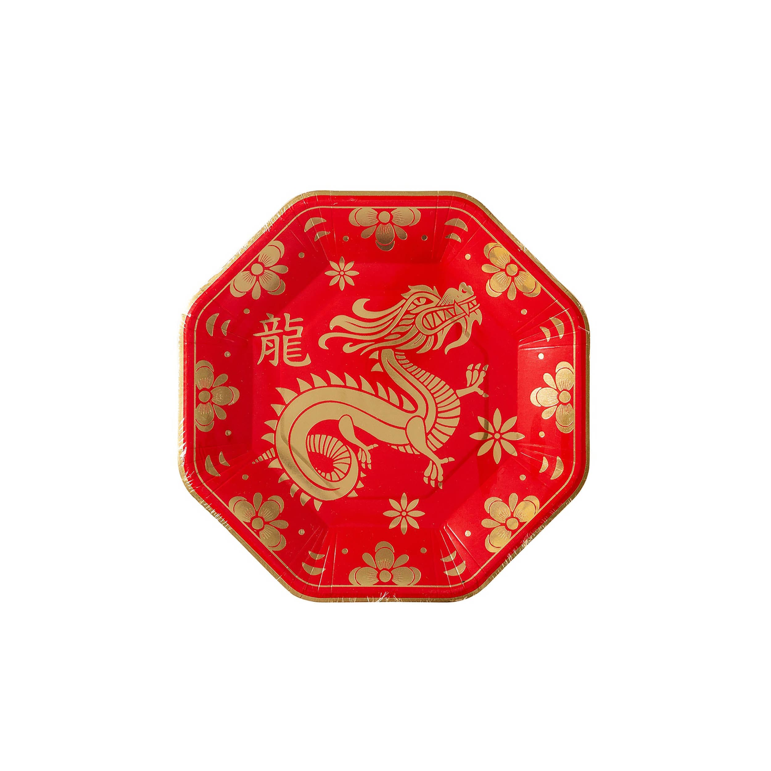 Dragon Plates | Chinese New Year Plates - Lunar New Year Party - Lunar New Year Decoration - Chinese New Year Party Supplies