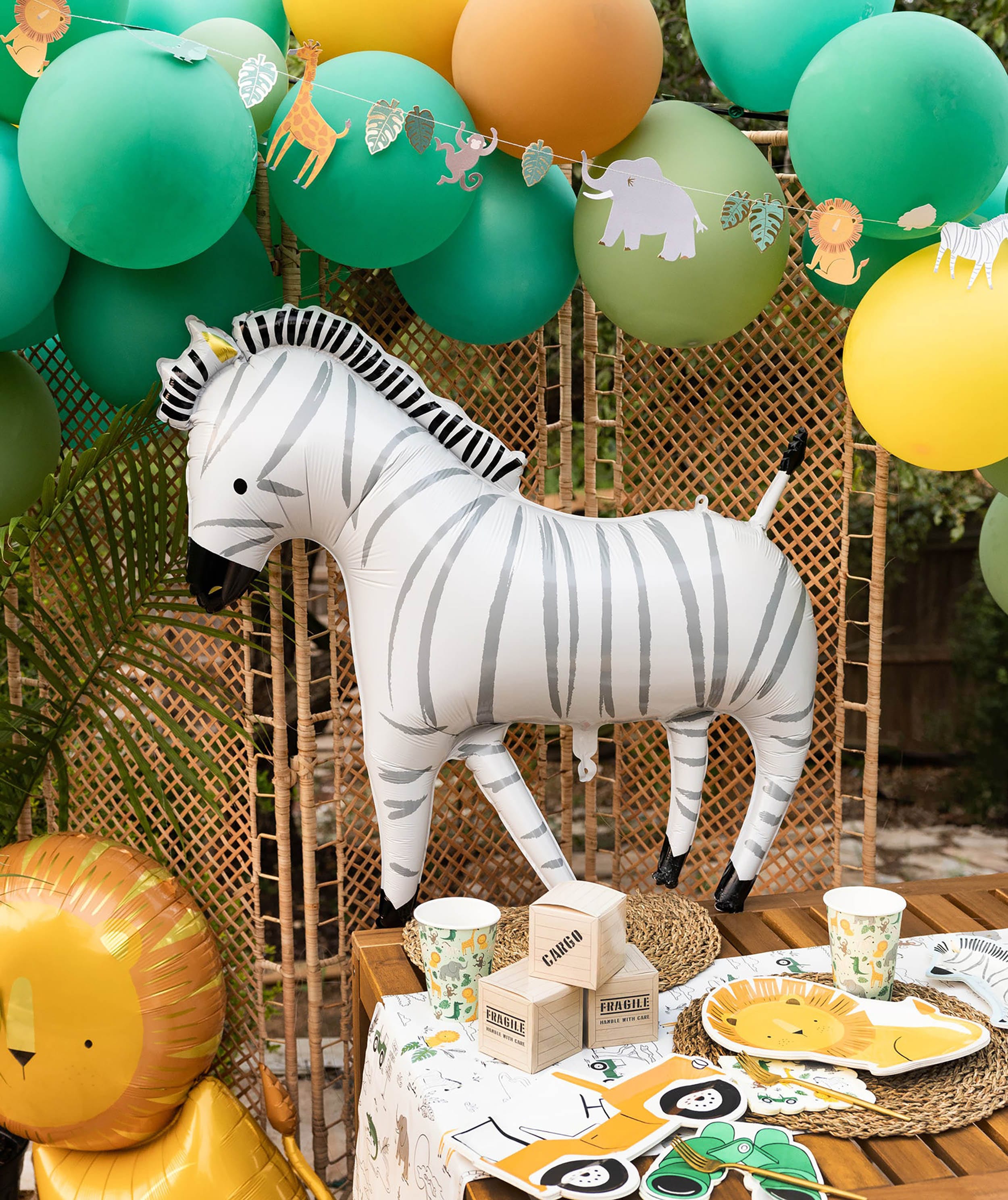 Zebra Plates | Zebra Baby Shower - Wild One Birthday - Safari Birthday Party - Safari Party - Safari Baby Shower - Zoo Birthday Party