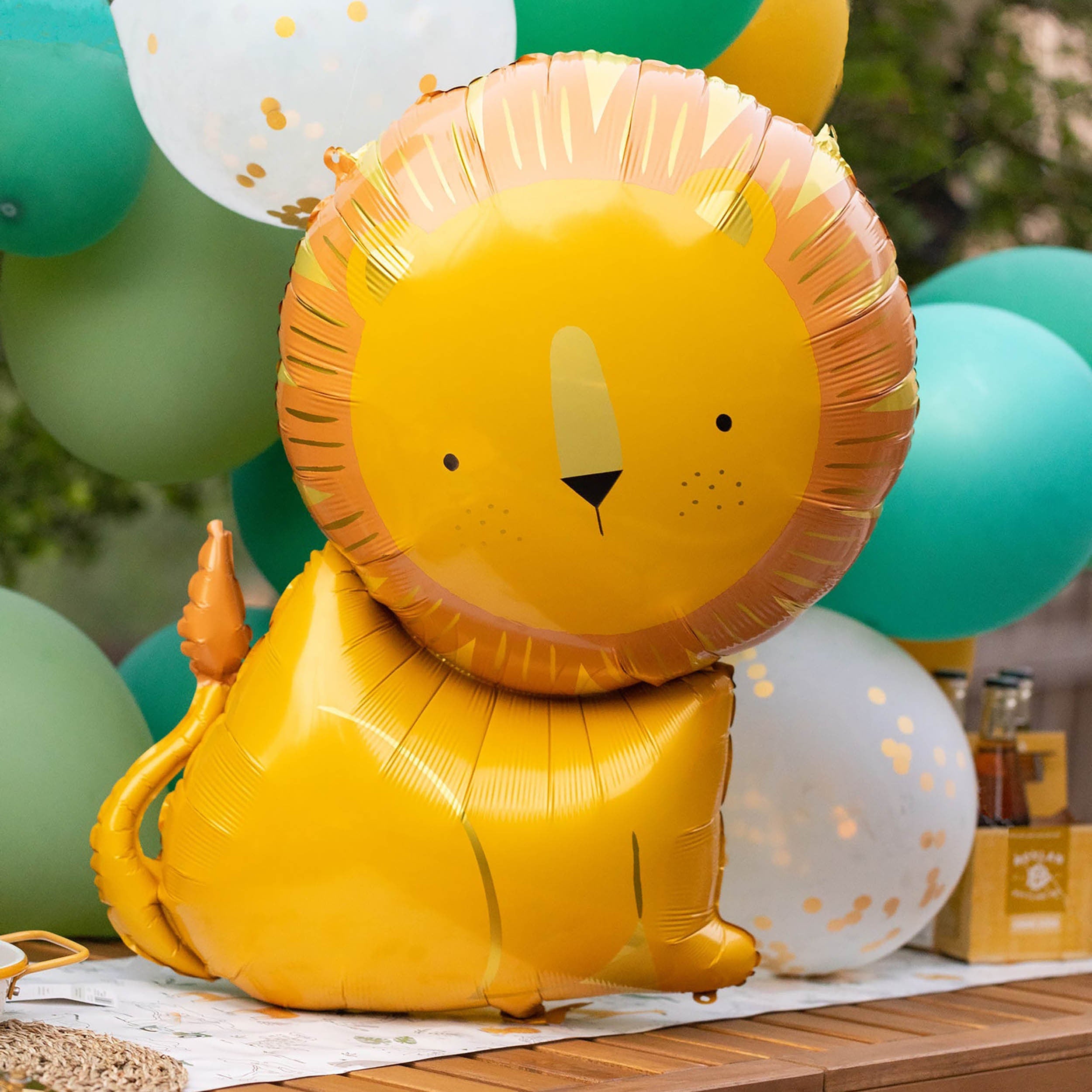Lion Balloon | Wild One Birthday - Safari Party - Safari Birthday Party - Adventure Party - Lion Party Decorations - Lion Birthday Party