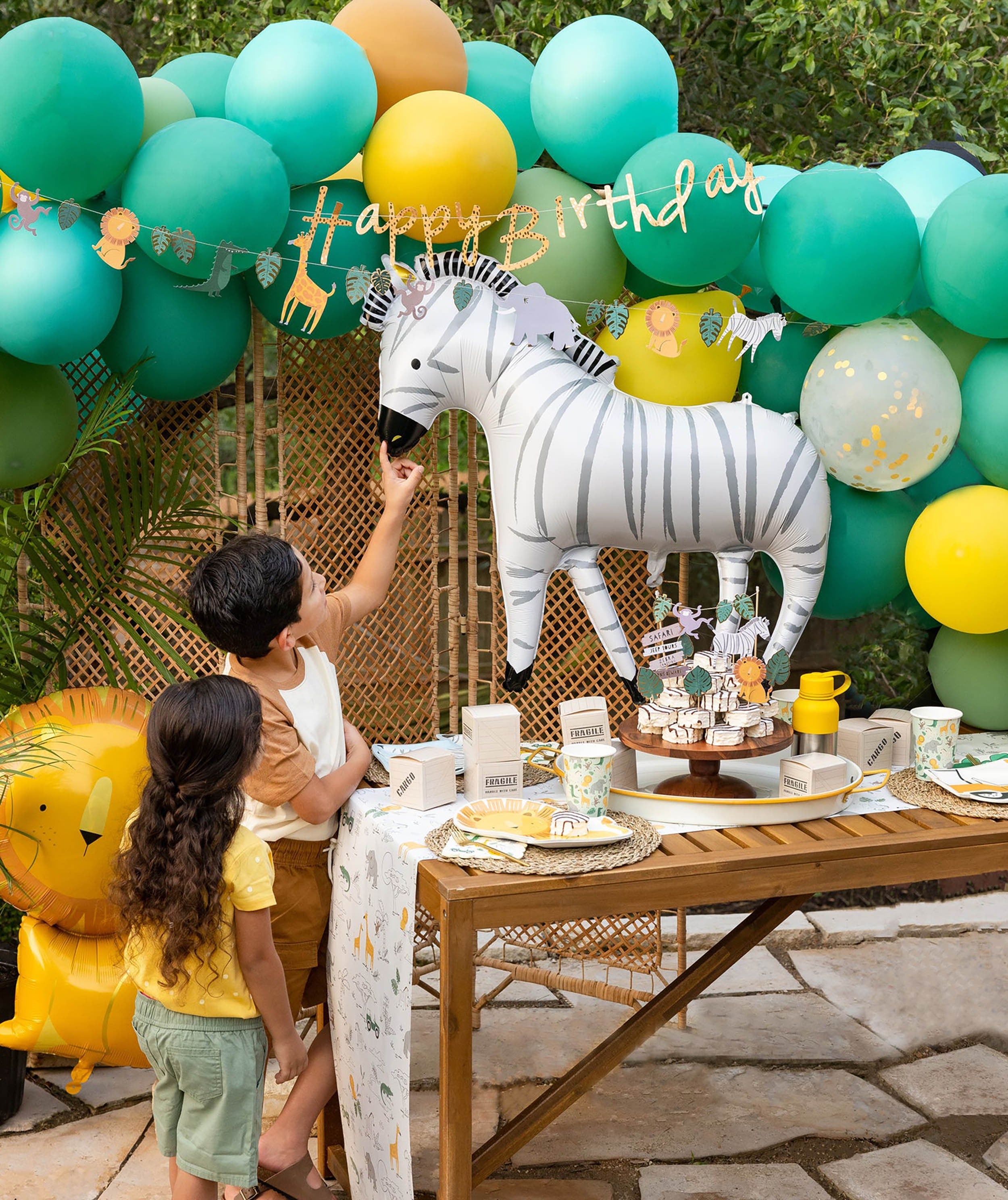 Safari Table Runner | Wild One Birthday - Safari Party - Safari Table Decorations - Safari Birthday Party - Adventure Party